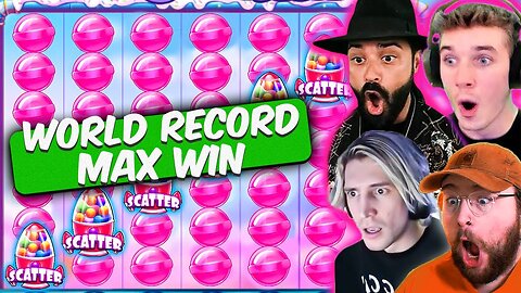SUGAR RUSH MAX WIN: Top 10 World Record Biggest Wins (Roshtein, Toaster, xQc )