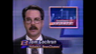 October 13, 1994 - 'Blossom' Promo & Tom Cochrun WTHR 11PM News Promo