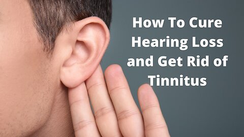 How to Get Rid of Tinnitus ( ringing in the ears )!