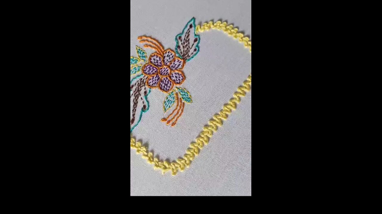 Embroidery design👍🏻💯 #embroiderydesign