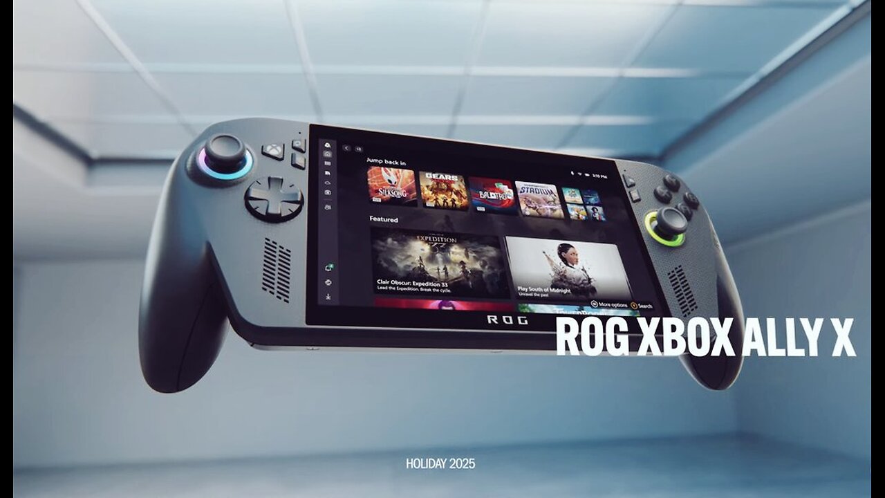 BigFoot Playing Portable XBOX + ROG The new Ally X #xbox