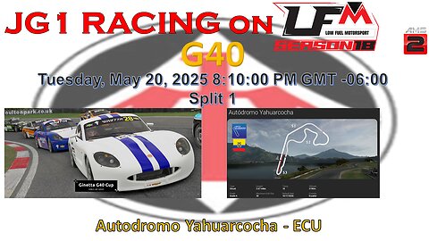 JG1 RACING on LFM - G40 - Autodromo Yahuarcocha - ECU - Split 1