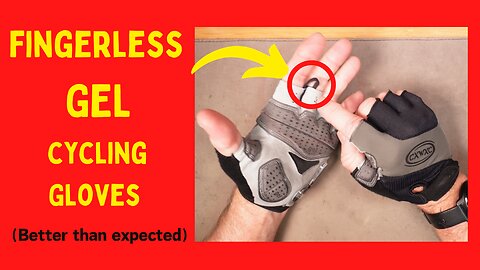 Best Fingerless Gel Cycling Gloves (Easy Off!)