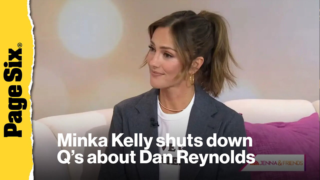 Lucky Minka Kelly squirms when asked about boyfriend Imagine Dragons frontman Dan Reynolds