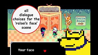 Talking about Ralsei's Face - All Dialogue Options [Deltarune chapter 3]