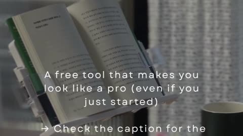 A Free Tool That Makes You Look Like A Pro (Even If You Just Started)