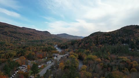 Rural Fall Town