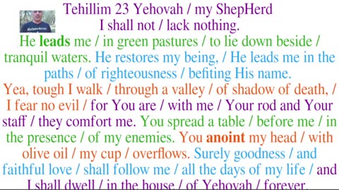 Psalm 23 for children led by God at Relate4ever