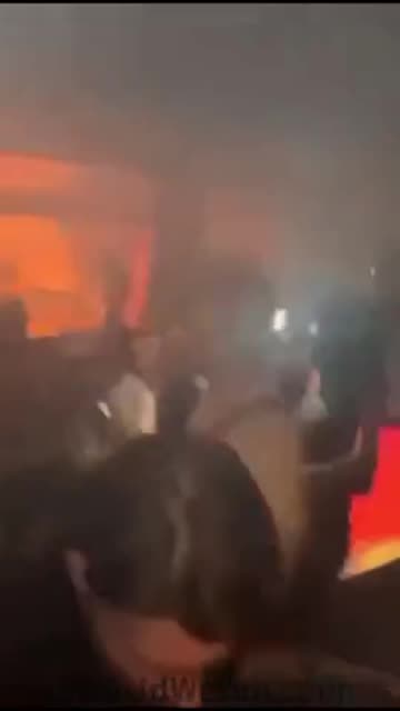 Another terrifying video from last night's club fire in Switzerland