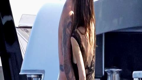 David Beckham Grabs Victorias Bum on Family Yacht