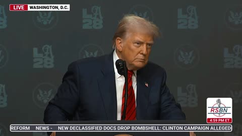 FULL REMARKS: President Trump Signs the 2028 Olympic Task Force into Effect - 8/5/25