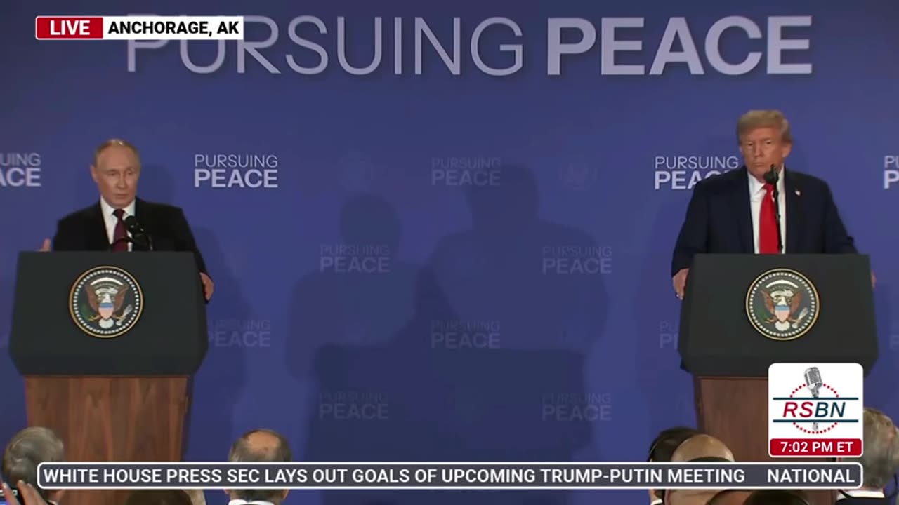 Breaking⛔️President Trump Holds a Press Conference After Meeting with Putin in Alaska - 8/15/25