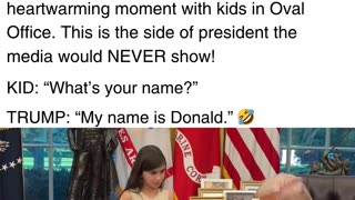 President Trump Shares Absolutely Adorable Moment with Young Kids Visiting the Oval Office