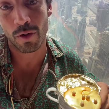 Su nombre es Kopi Luwak y acá en Dubai lo adornan con oro #dubai #viajes #datoscuriosos