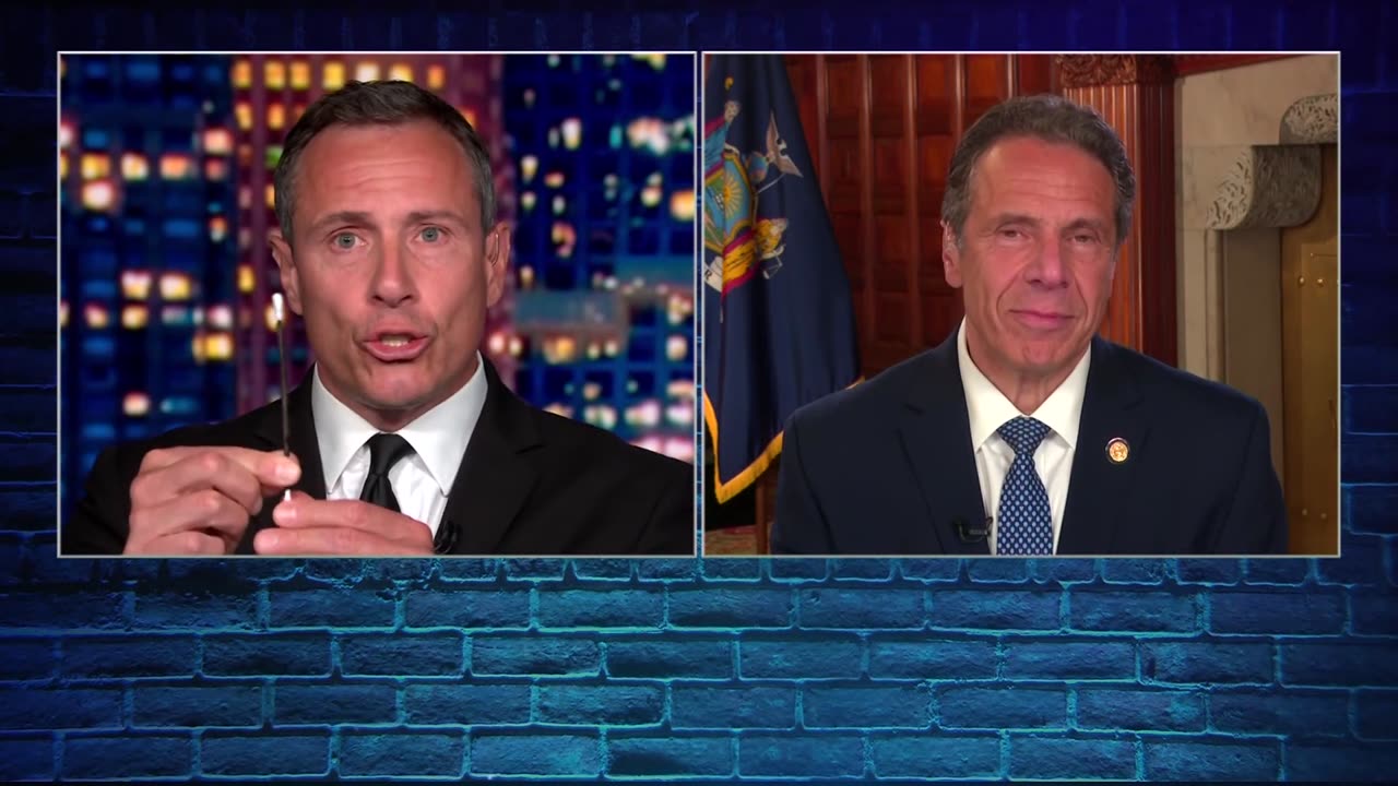 Insane in the brain.. Chris Cuomo brutally mocks his brother