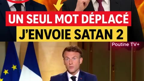 Emmanuel Macron t'es vraiment pas normal , ferme la et dégage