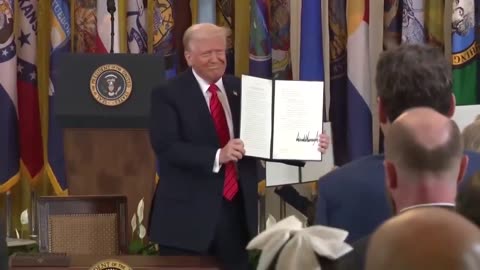 President Donald J. Trump signs executive order to abolish Department of Education.