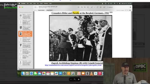 HITLER Holocaust,Pavelic & Pope Pius