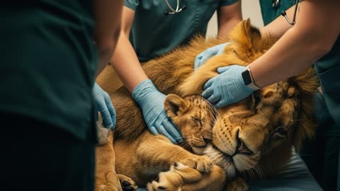 Lions Desperate Plea A Story of Unconditional Love