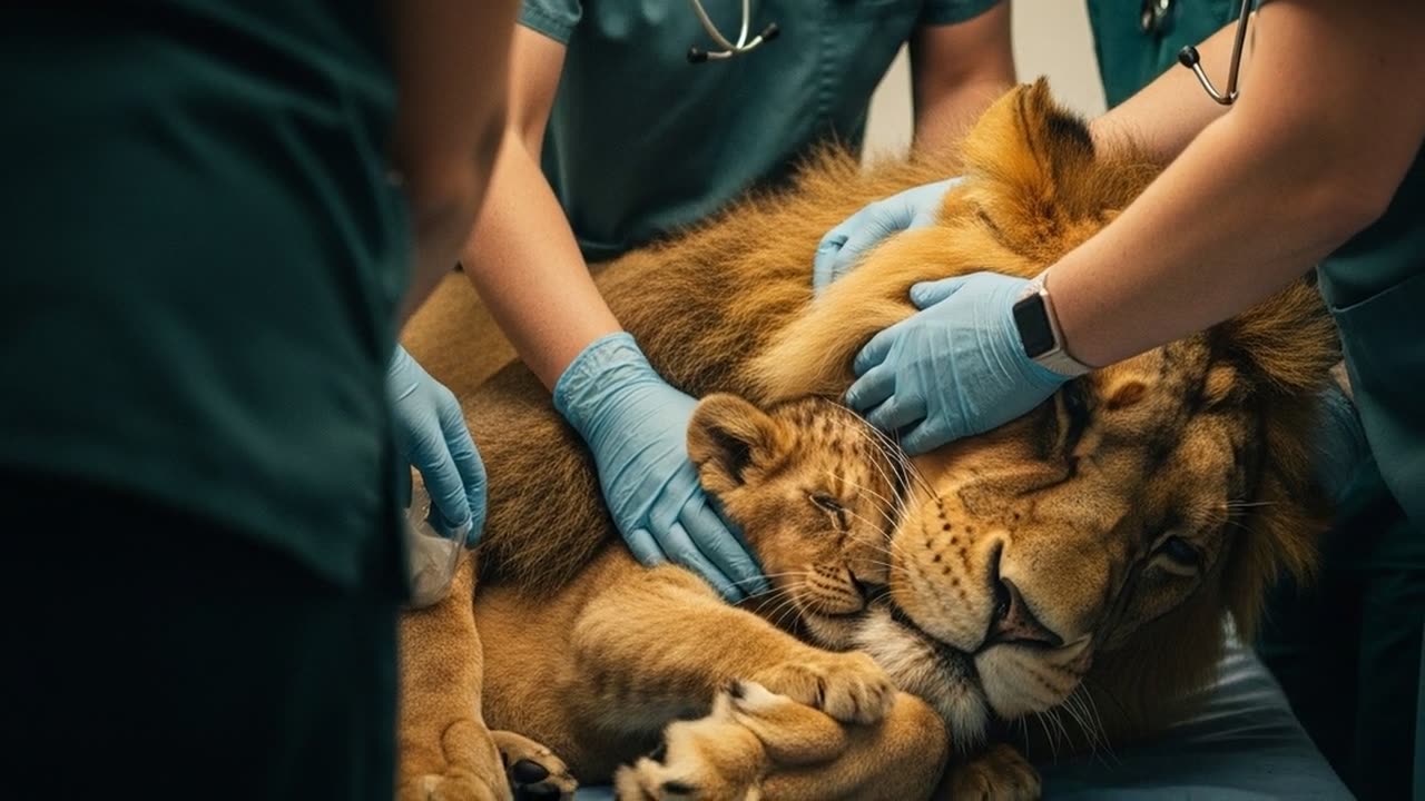 Lions Desperate Plea A Story of Unconditional Love