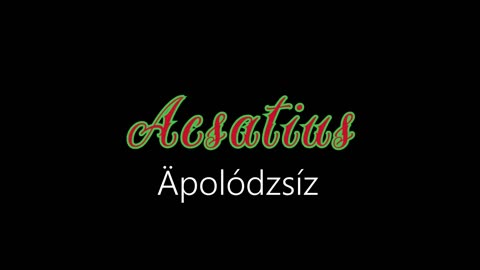 Acsatius ¦ Äpolódzsíz (officiäl audió)