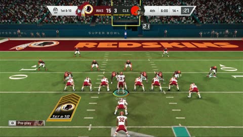 MADDEN 20 Superbowl , REDSKINS VS BROWNS