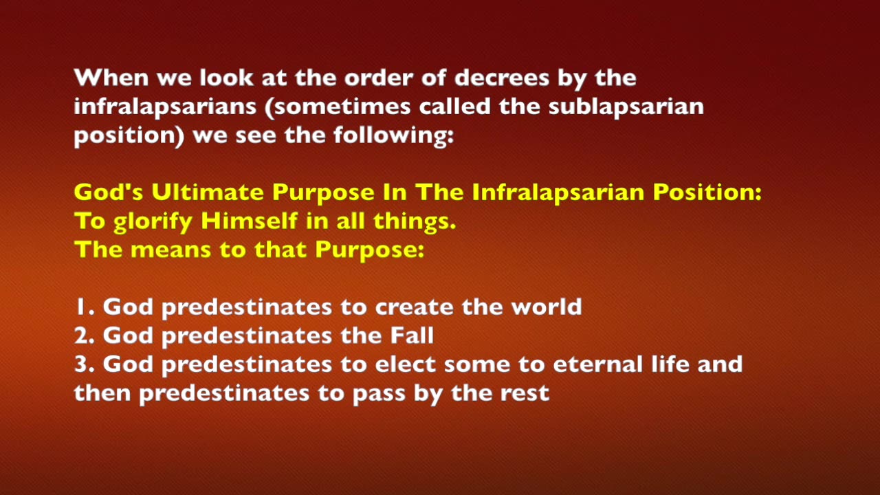 R. C. Sproul vs Supralapsarianism!
