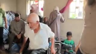 ALSO THE ELDERS ARE SUFFERING NO FOOD AND BREAD IN GAZA.