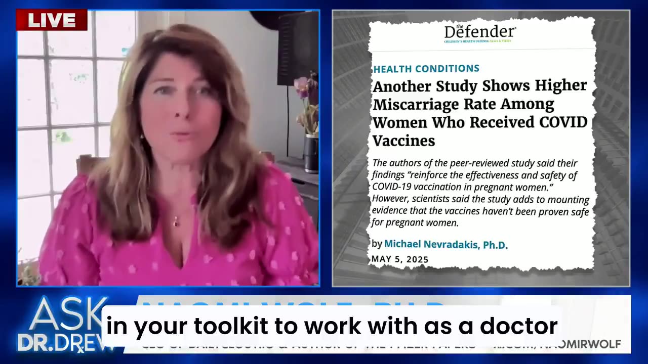 Dr. Naomi Wolf is 100% correct.