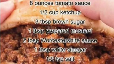Homemade Sloppy Joe's