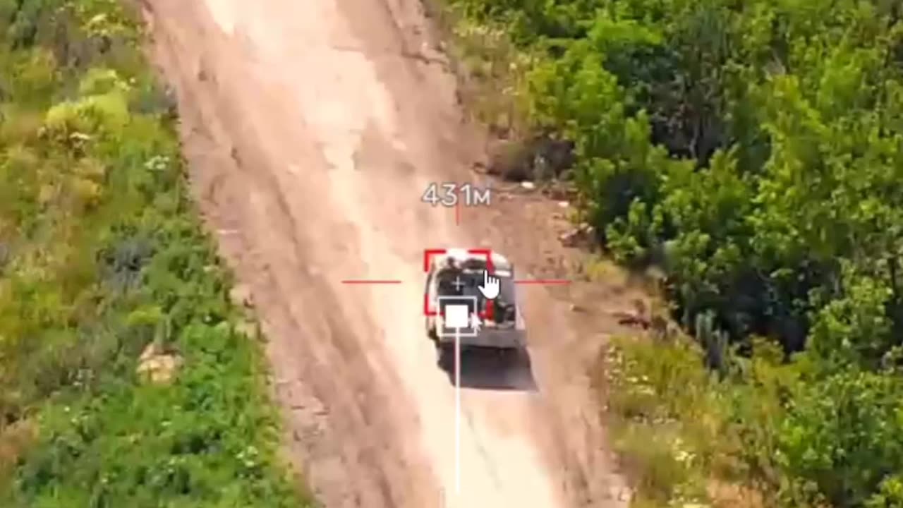 💥 RAM-2X loitering munition destroyed Russian vehicle with soldiers in the Donetsk region.