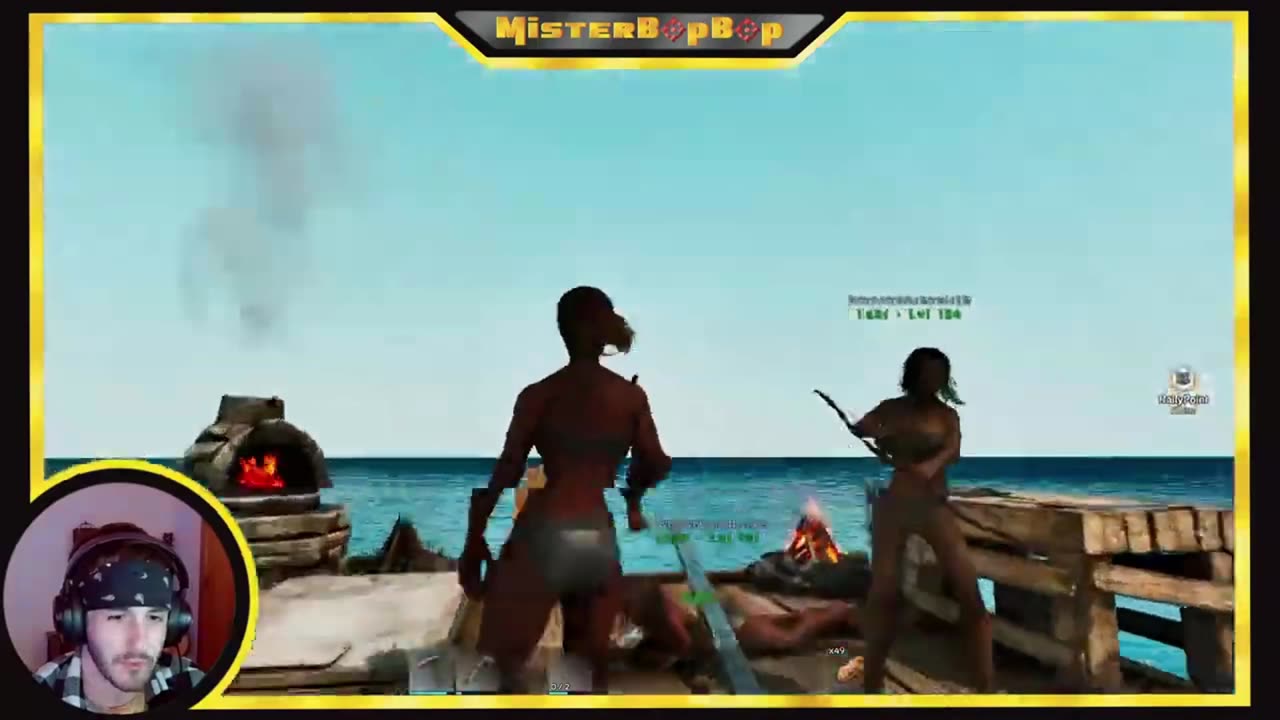 4 Beach Bobs on a Raft