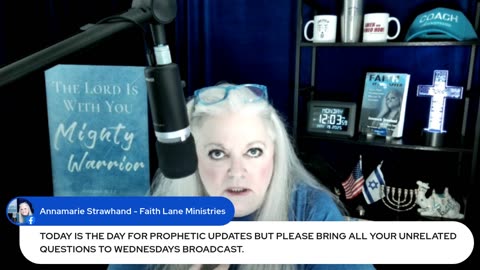 Prophecy Update 5/19/25 Biblical Signs Of The Times! Faith Lane Live with Annamarie Strawhand