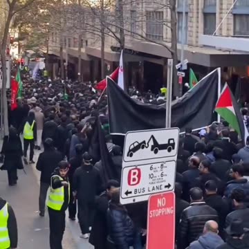 This is Sydney in 2025. This is what an Islamic invasion looks like.