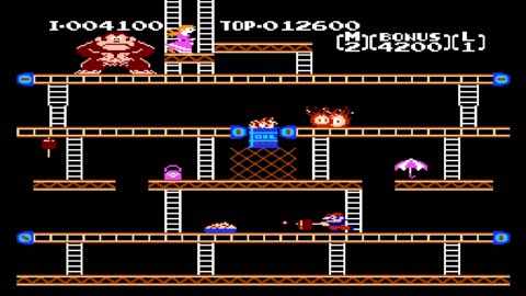 Donkey Kong Wii Virtual Console Game A Level 2