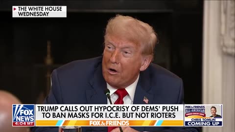 "You put them in great danger": Watch President Trump slam Democrats calling for I.C.E. agents