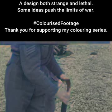 British Troops Test Experimental Rifle #ColourisedHistory