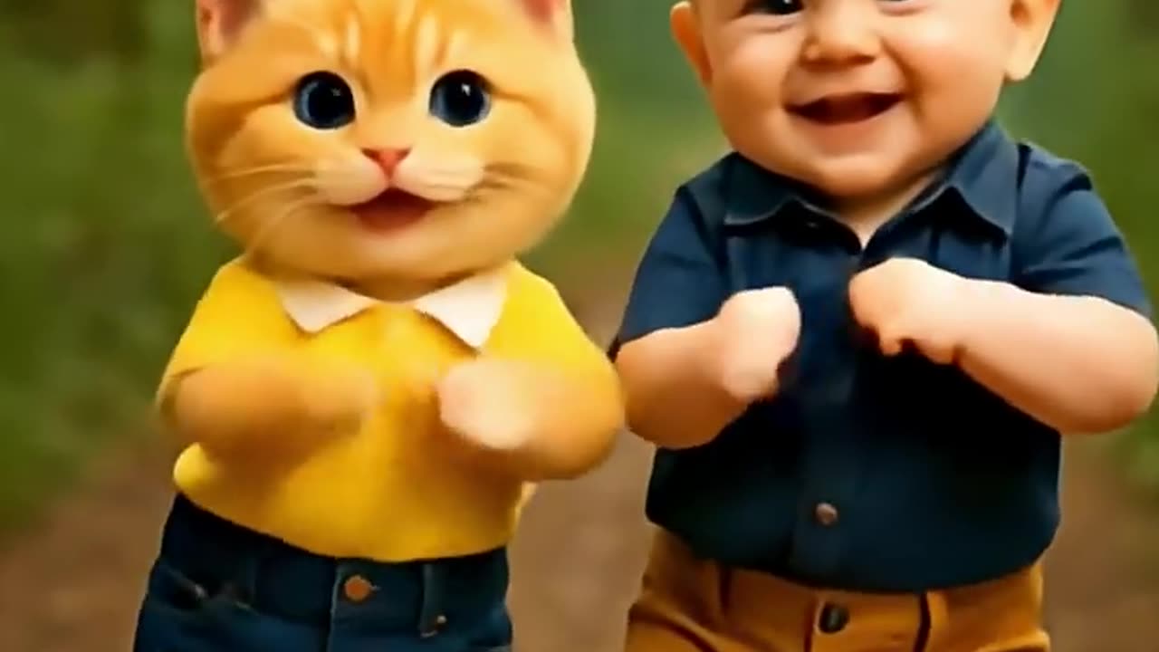 Cat Funny Dance