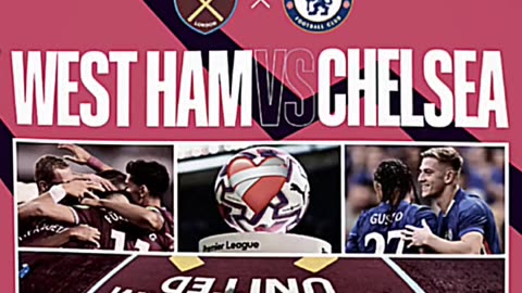 ⚽ Premier League 2025 – West Ham United 🟧 vs Chelsea 🔵