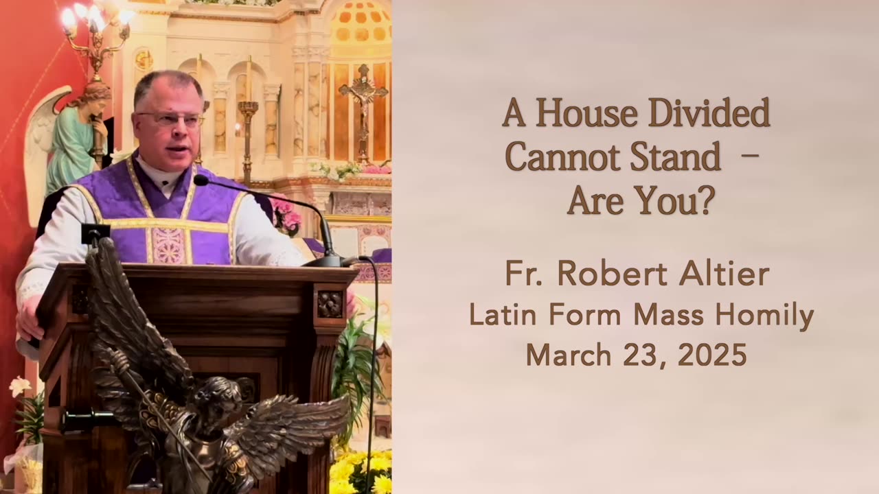 A House Divided Cannot Stand – Are You?