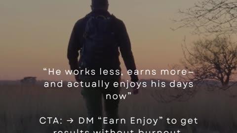 He Works Less, Earns More—And Actually Enjoys His Days Now