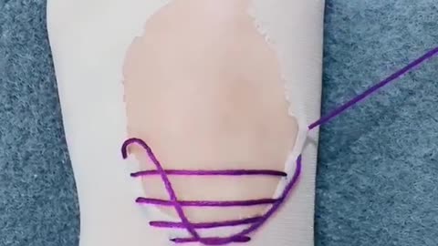fixing old socks sasfiying video