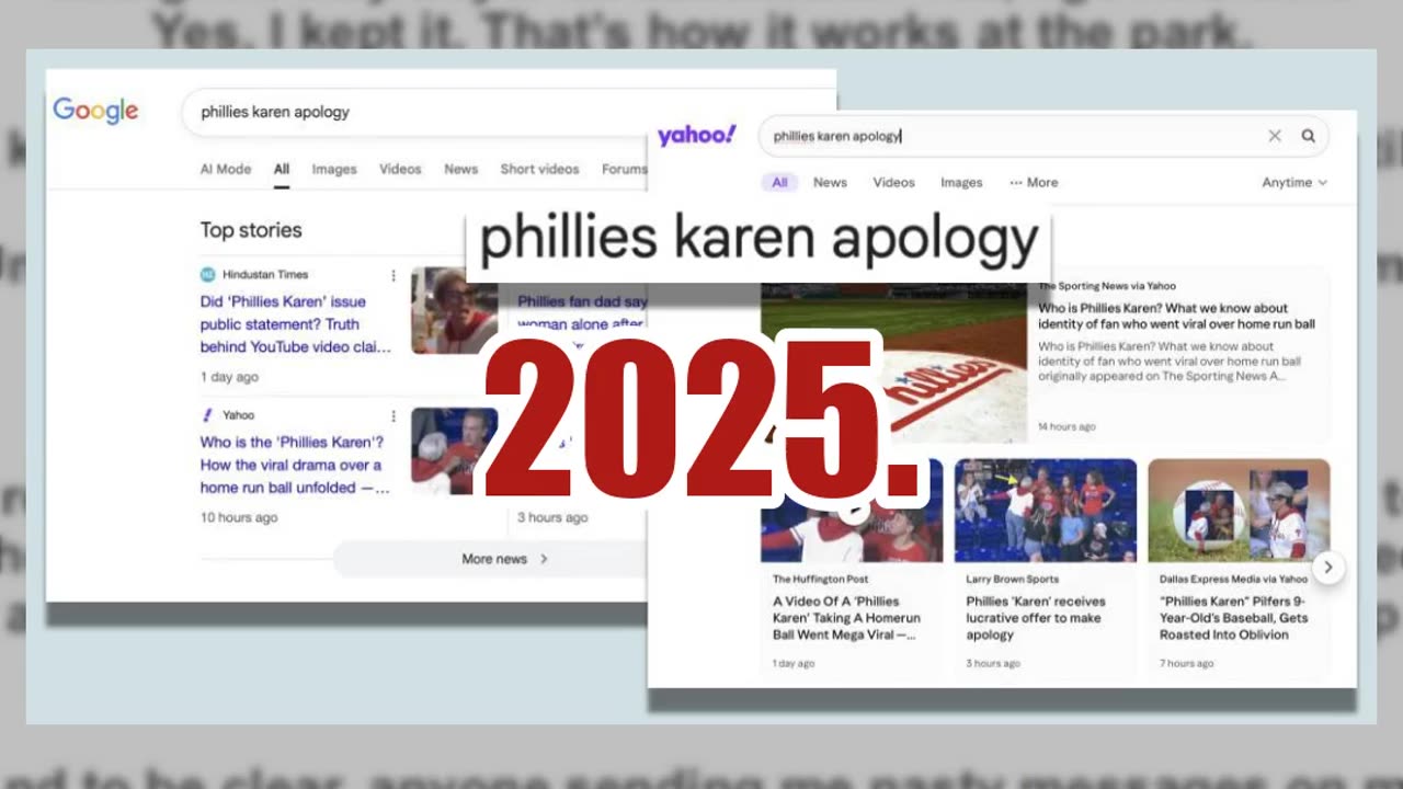 Fact Check: "Phillies Karen" Statement Is FAKE -- No One Has Been ID'd And No Apology Issued