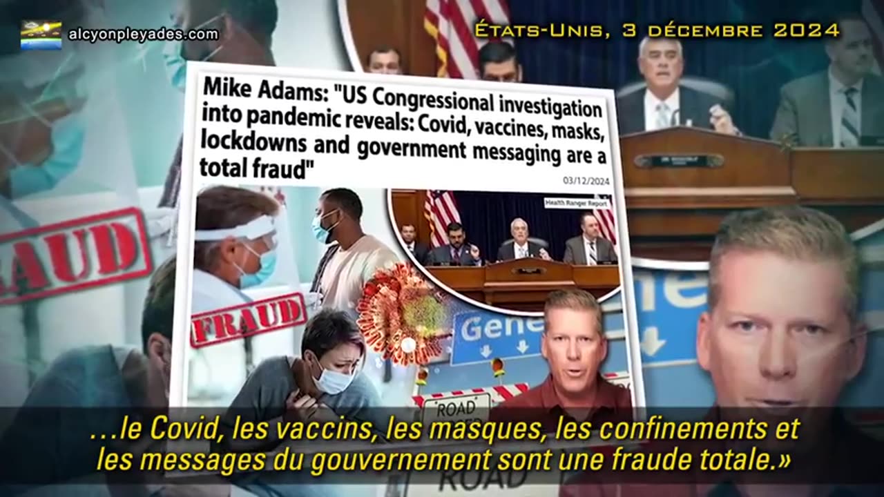 Congrès américain origine du virus dans un laboratoire corruption et abus dans la réponse au Covid