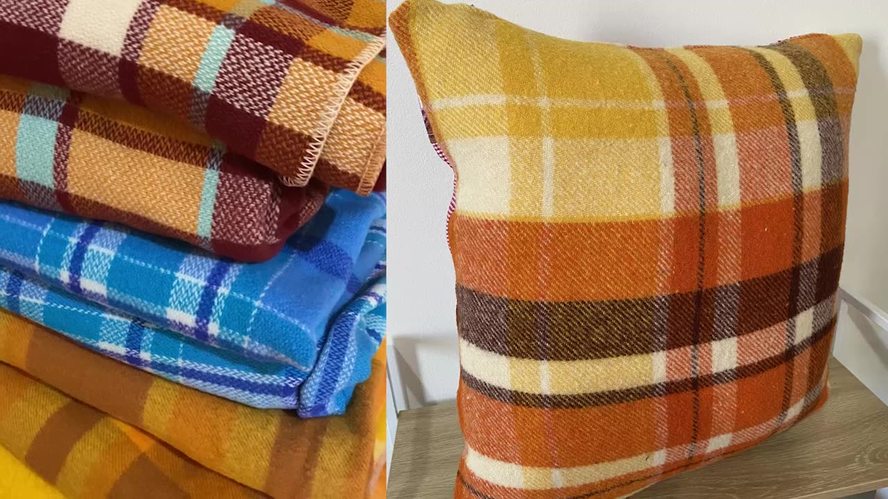Vintage Wool Blankets Upcyling