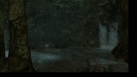 Spreading out my characters to do some fishing in Skyrim