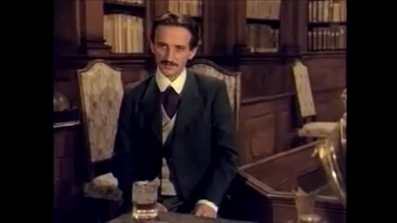 Meeting between J.P. Morgan, Thomas Edison and Nikola Tesla
