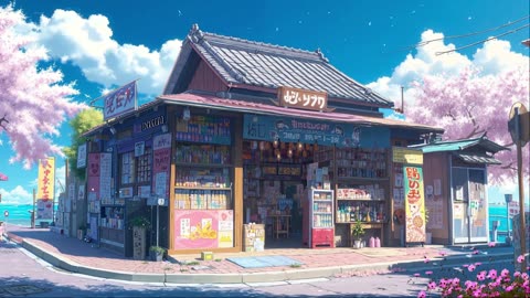 Sakura by the Sea 🌸🌊 Japanese Spring Lofi Vibes | Soft Rhythms & Relaxing Ambience