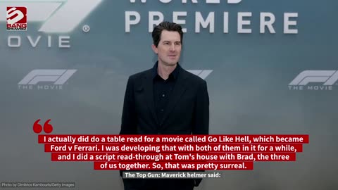 Joseph Kosinski eyes F1 and Days of Thunder crossover
