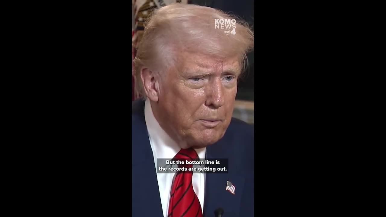 FLASHBACK March 2025: Trump: 'The Bottom Line Is the Records Are Getting Out'